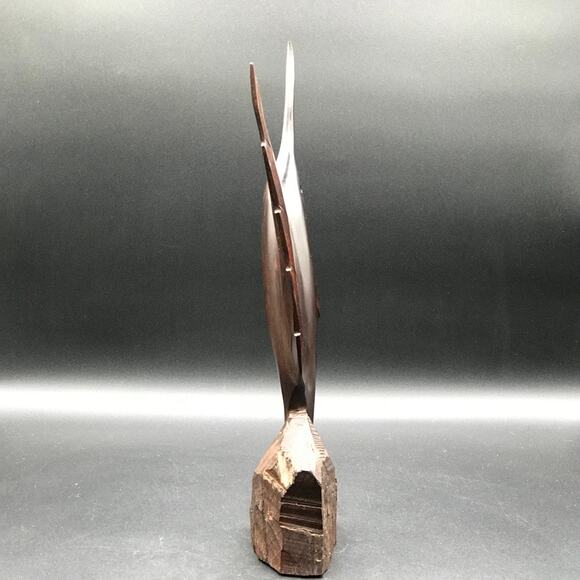 Vintage Ironwood Hand Carved Sailfish Marlin Sculpture Solid Wood Sculpture 14" - Picture 4 of 7